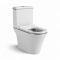 One piece dual flush toilet with ceramic construction and sleek design 70 x 40 x 80cm